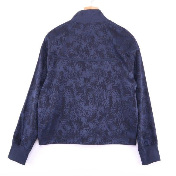 NIKE Full Zip Jacquard Navy Jacket - Picture 6 of 7